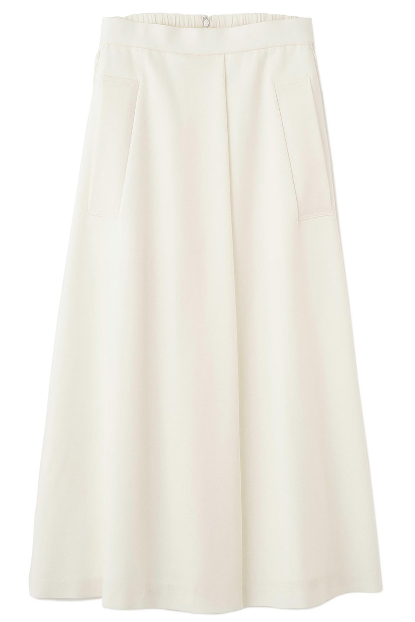 ADORE ◆ウールアムンゼンスカート (ホワイト, ３８) アドーア ELLE SHOP