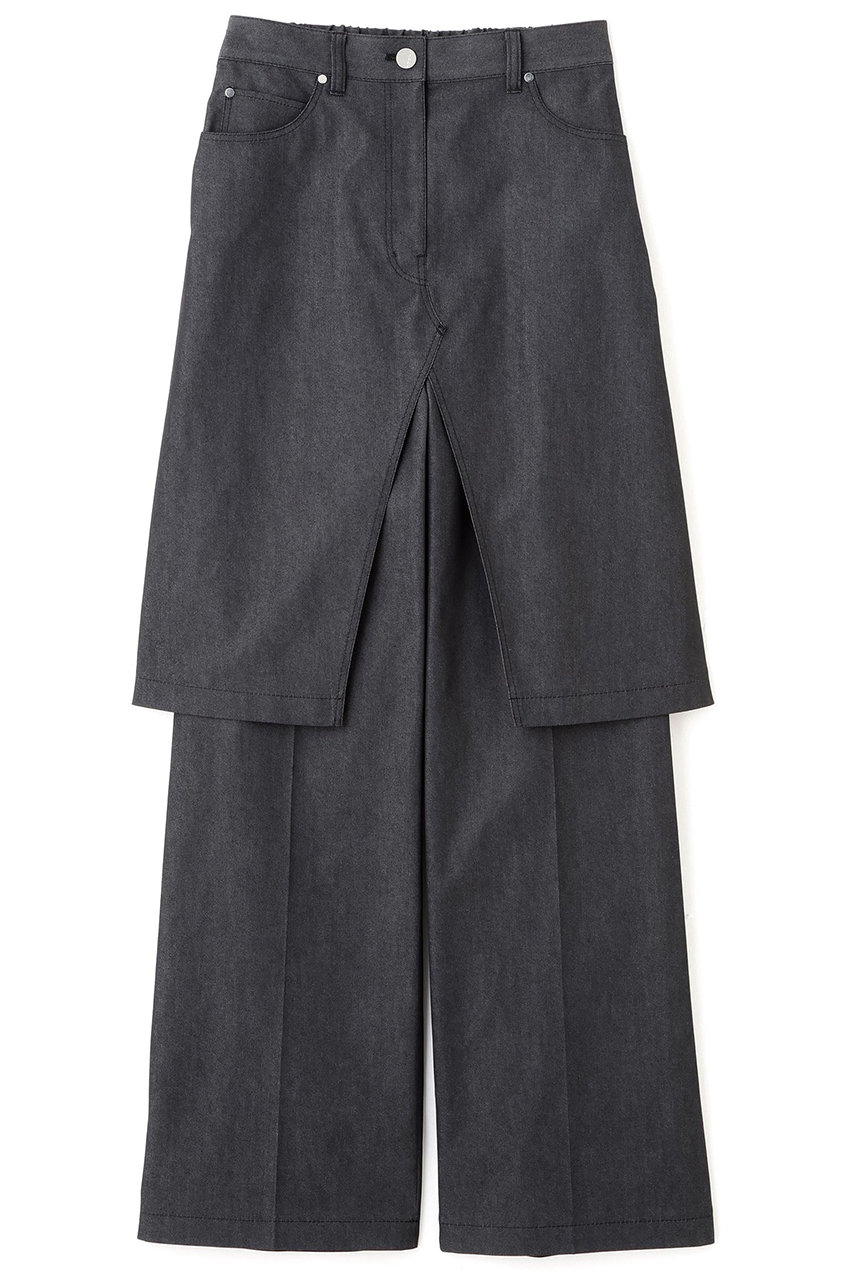 ADORE ◆デニムライクストレッチパンツ (ブラック, ３６) アドーア ELLE SHOP