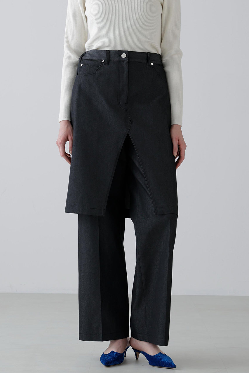 ADORE アドーア パンツ レディース ADORE(アドーア)｜◇デニムライクストレッチパンツ/ブラック の通販