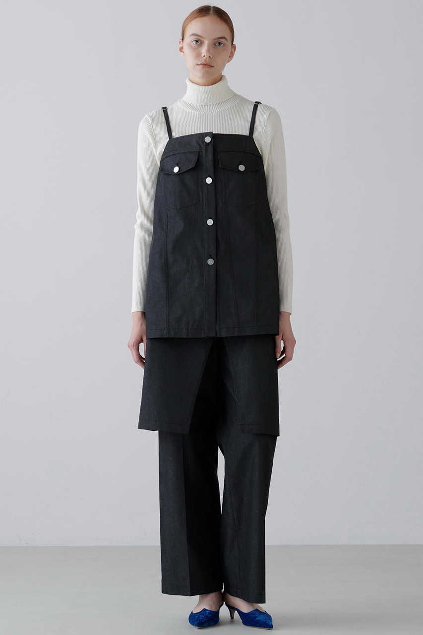 ADORE(アドーア)｜◇デニムライクストレッチパンツ/ブラック の通販