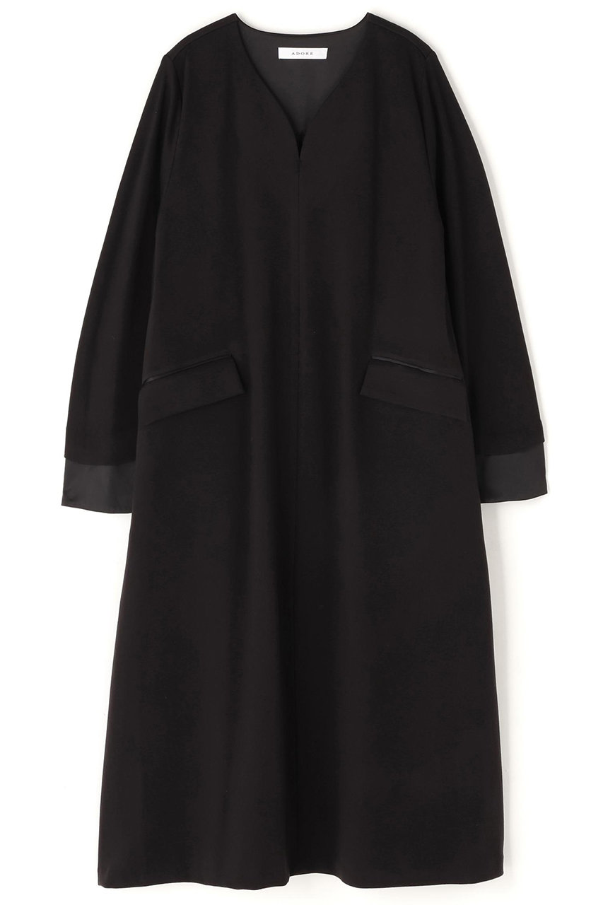 ADORE ◆ストレッチポンチワンピース (ブラック, 38) アドーア ELLE SHOP ADORE ◆ストレッチポンチワンピース (ブラック, 38) アドーア ELLE SHOP