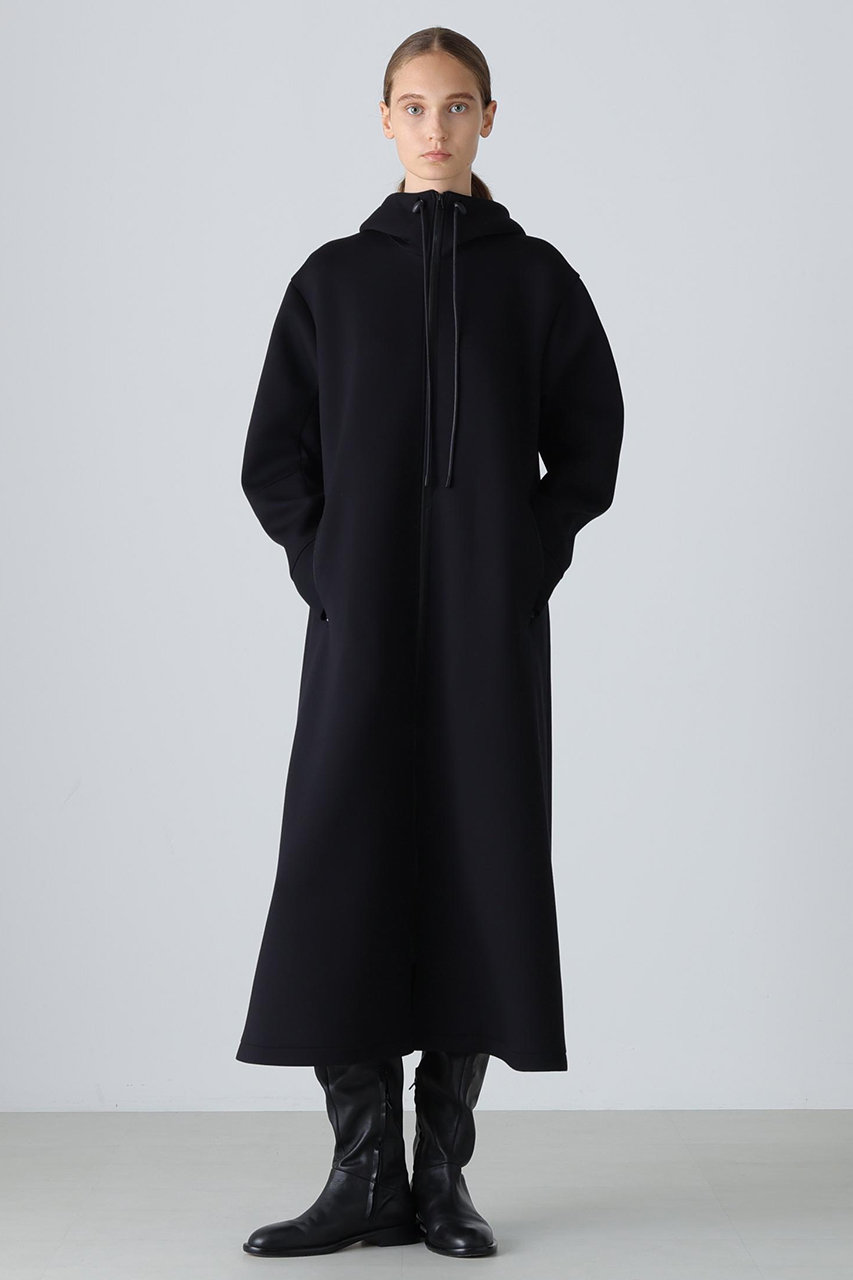 adoreアドーア黒色シャーリング調長袖ワンピース38サイズ美品 adoreアドーア黒色シャーリング調長袖ワンピース38サイズ美品 adore