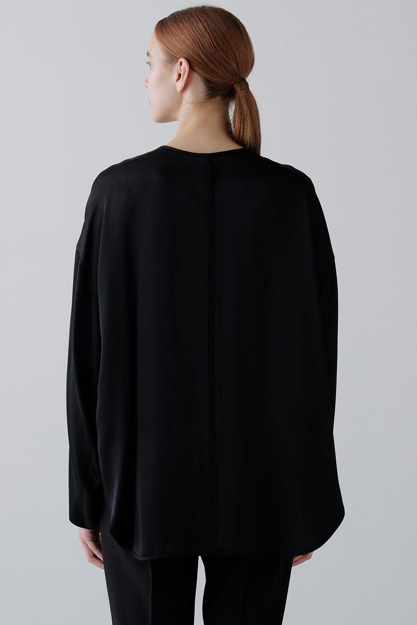 ADORE(アドーア)｜◇リュクスサテンジャケット/ブラック の通販