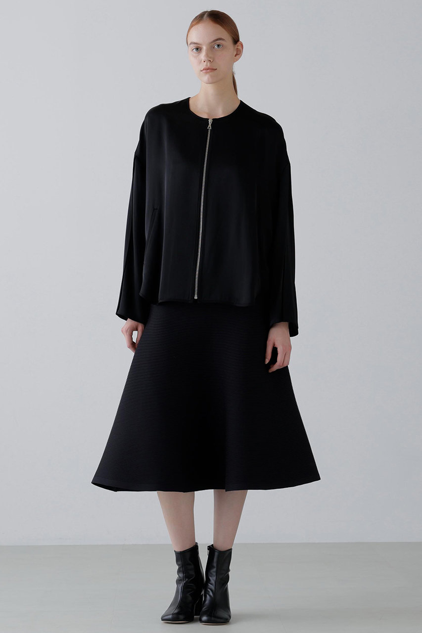 ADORE(アドーア)｜◇リュクスサテンジャケット/ブラック の通販