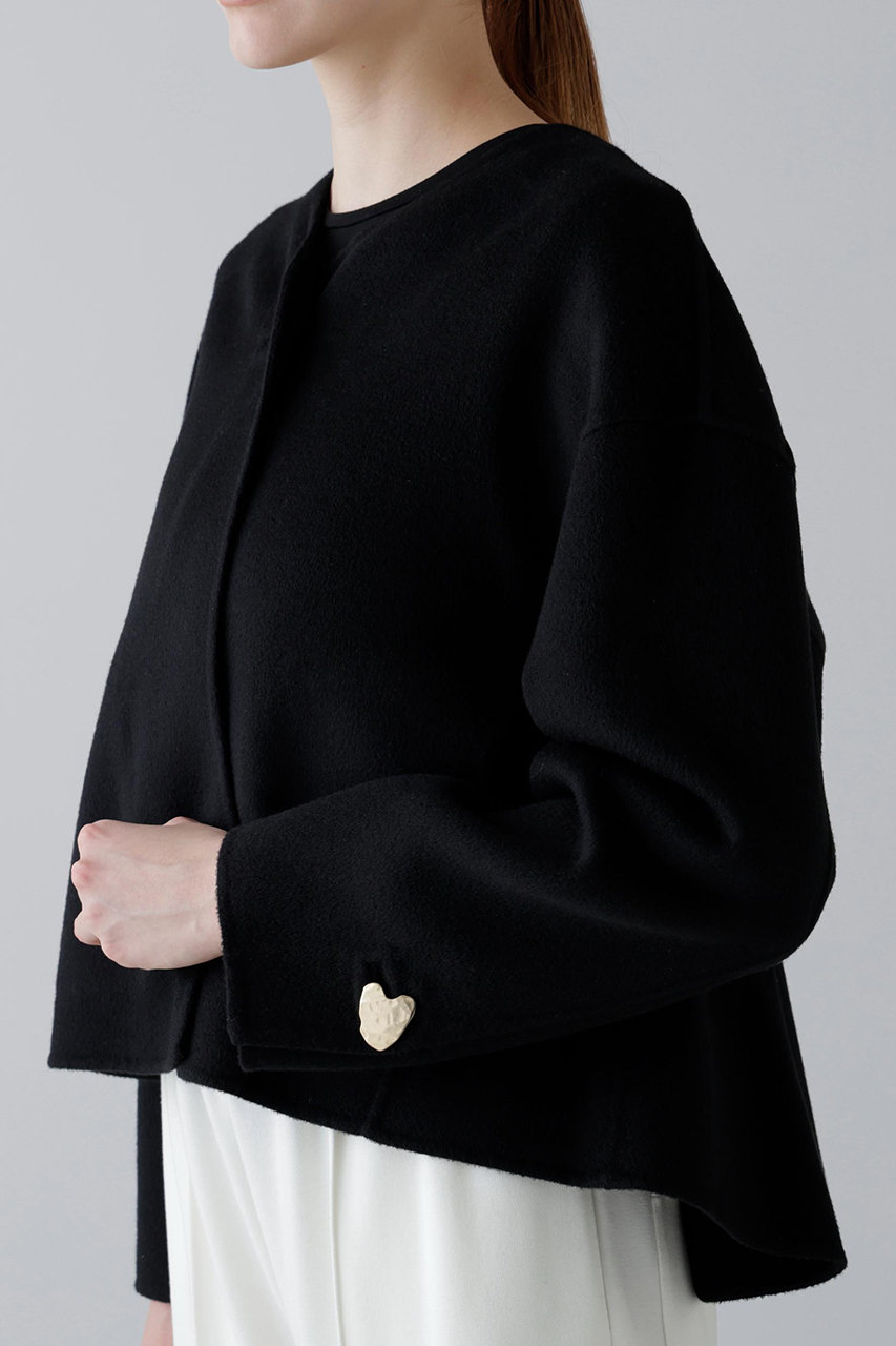 ADORE(アドーア)｜◇ピュアカシミヤジャケット/ブラック の通販