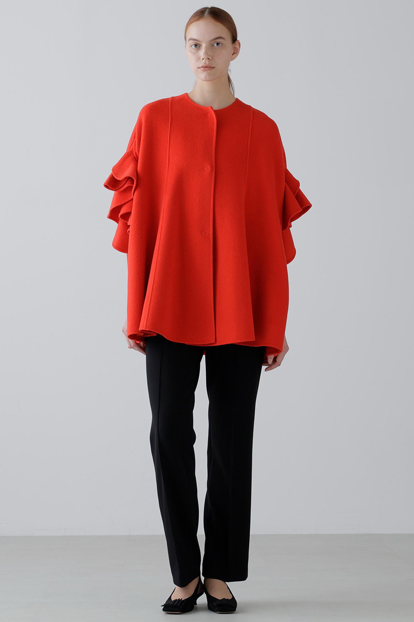 アドーア ADORE ピュアカシミヤ ノーカラージャケット 新品 定価13万 ピュアカシミヤノーカラーコート（5314252905） | ADORE