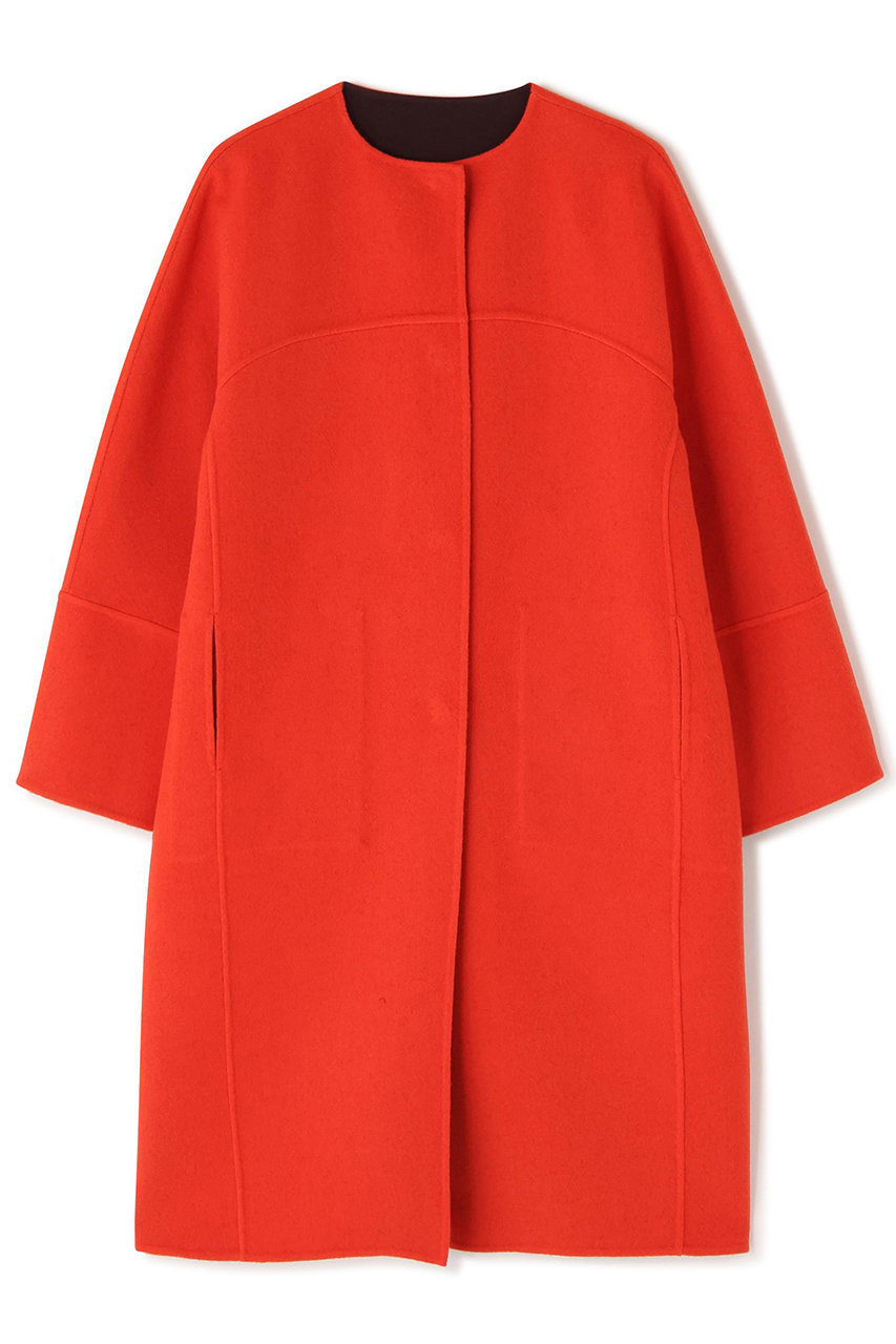 アドーア/ADOREの◆Ｃａ混２ＴＯＮＥリバーコクーンコート(オレンジ/5315252108)