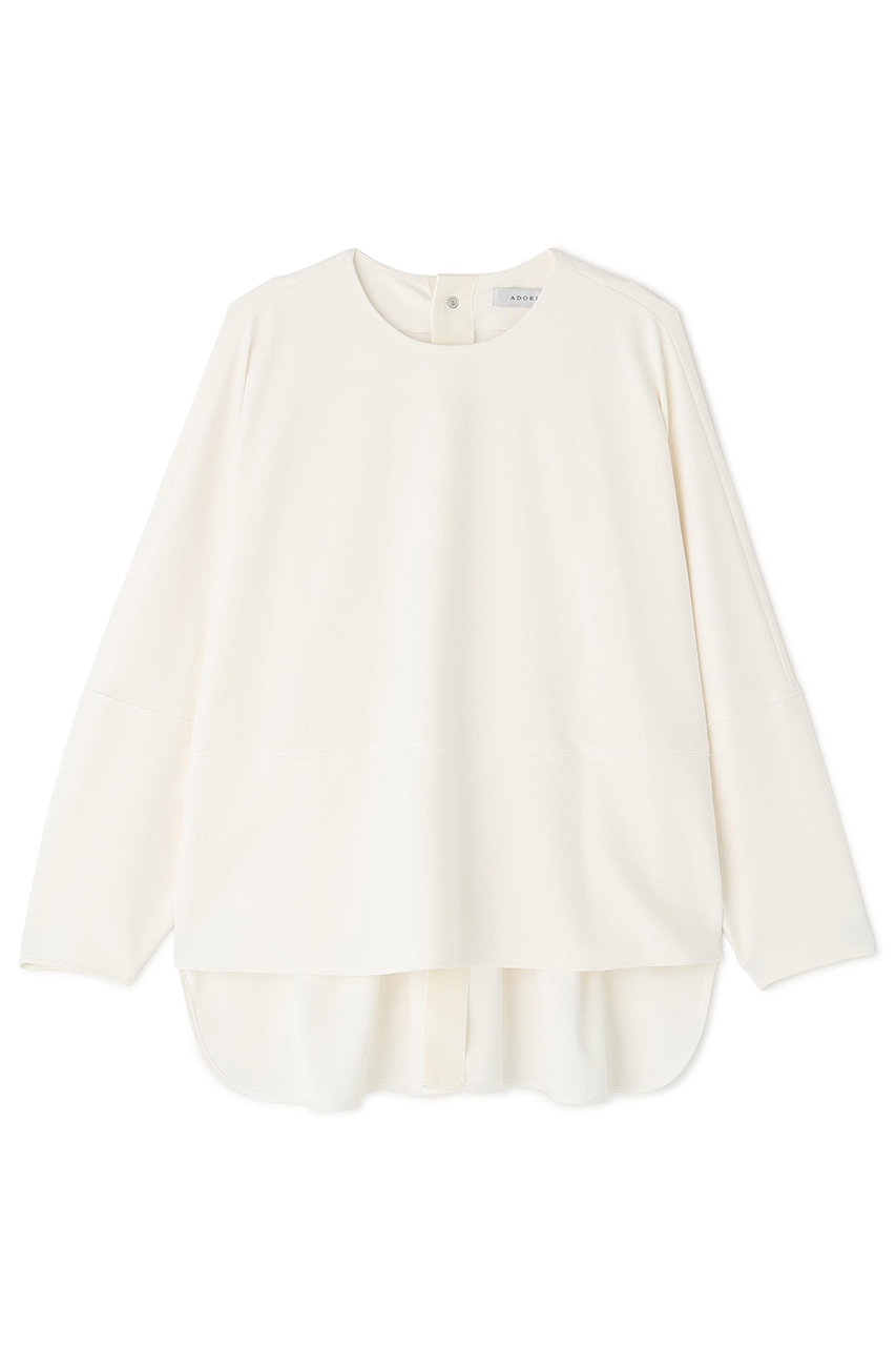 アドーア/ADOREの◆ジョーゼットジャージープルオーバー(ホワイト/5315260007)