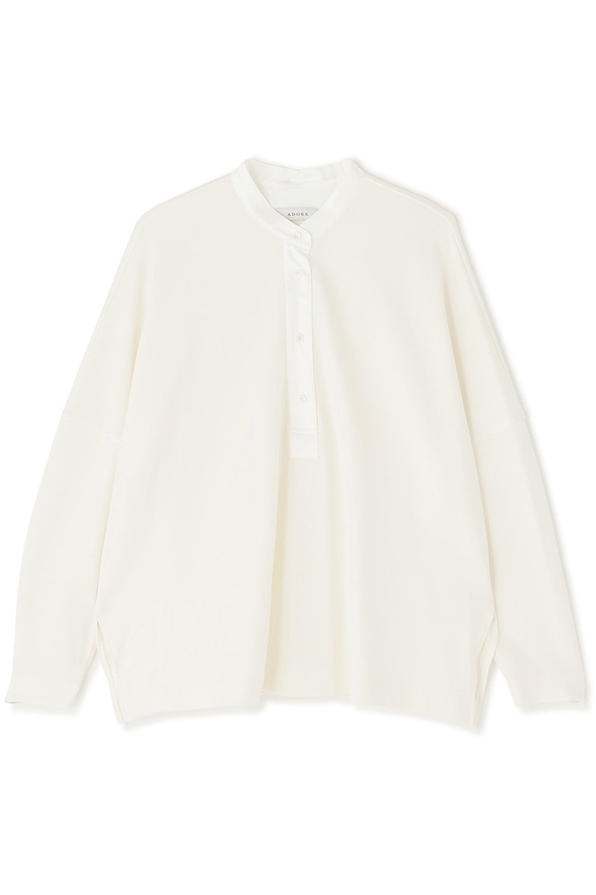 ADORE ◆ストレッチポンチプルオーバー (ホワイト, ３８) アドーア ELLE SHOP