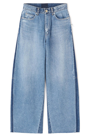 アドーア/ADOREの＜ＳＥＲＧＥ＞リメイク２トーンパンツ(110600/110601)