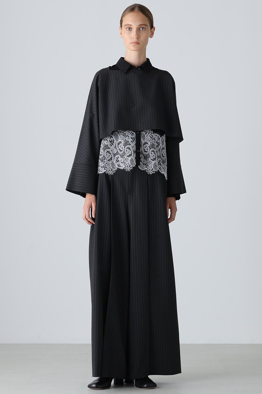 ADORE(アドーア)｜◇ライトジョーゼットブラウス/ブラック の通販