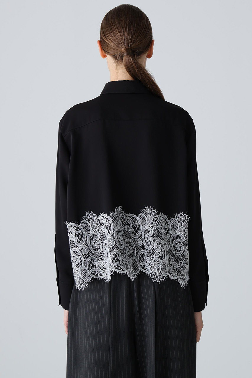 ADORE(アドーア)｜◇ライトジョーゼットブラウス/ブラック の通販