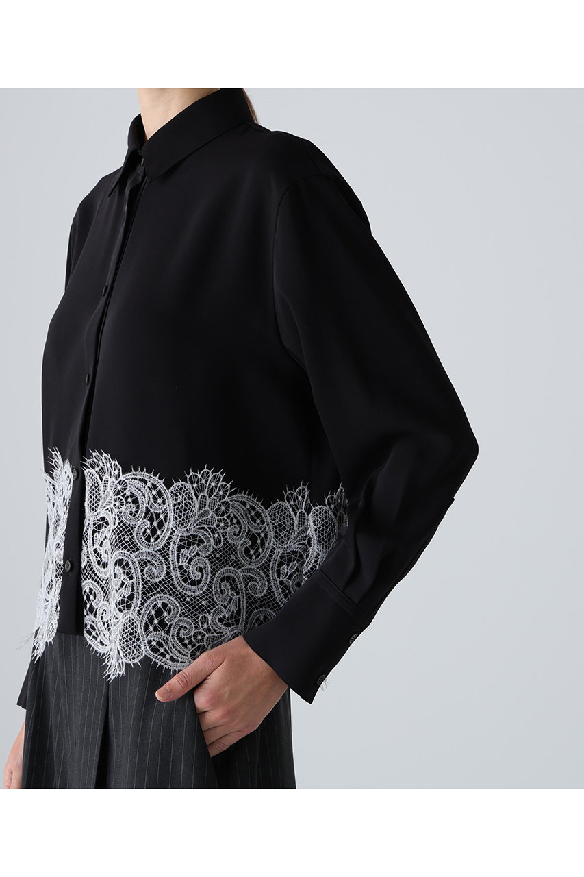 ADORE(アドーア)｜【予約販売】◇ライトジョーゼットブラウス/ブラック