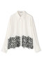 ◆ライトジョーゼットブラウス アドーア/ADORE ホワイト