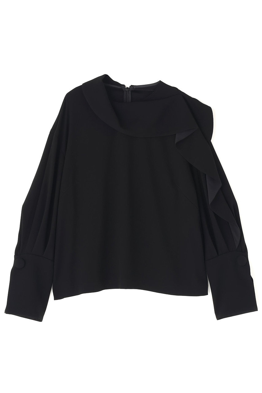 アドーア/ADOREの◆バックサテンジョーゼットブラウス(ブラック/5315210126)