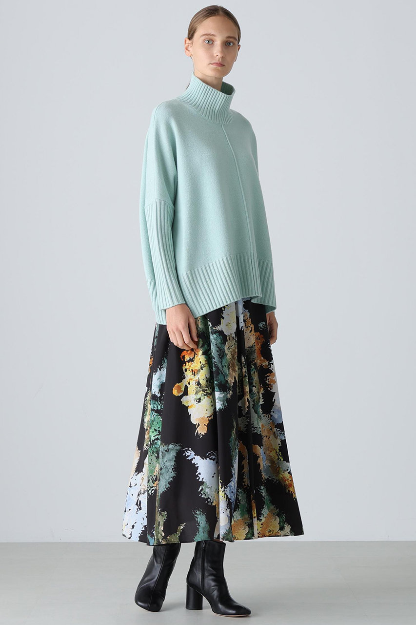 ADORE(アドーア)｜◇フォレストプリントスカート/ブラック の通販