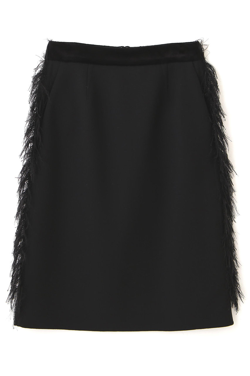 ADORE ◆ウールリバースカート (ブラック, ３８) アドーア ELLE SHOP