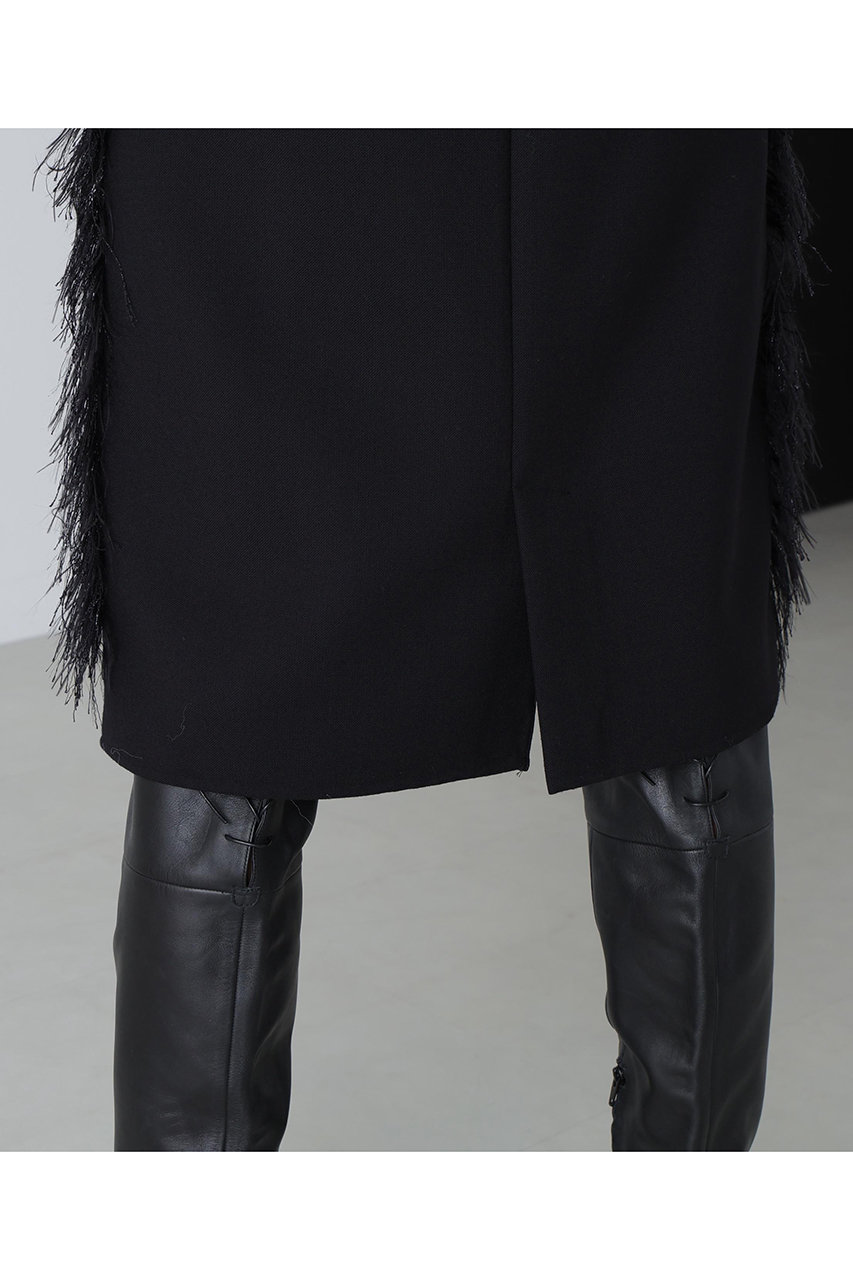 ADORE(アドーア)｜◇ウールリバースカート/ブラック の通販｜ELLESHOP