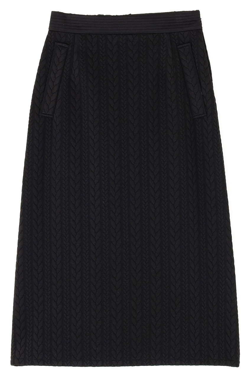 アドーア/ADOREの◆ジャガードジャージースカート(ブラック/5315220140)