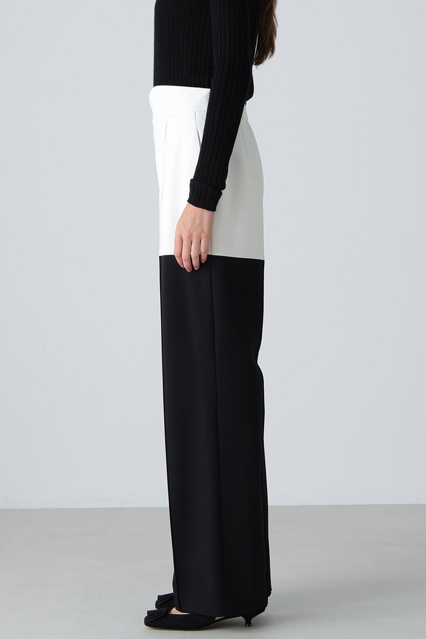 アドーア（ADORE）/◆バイカラーＷクロスパンツ ADORE(アドーア)｜◇バイカラーWクロスパンツ/ホワイト の通販