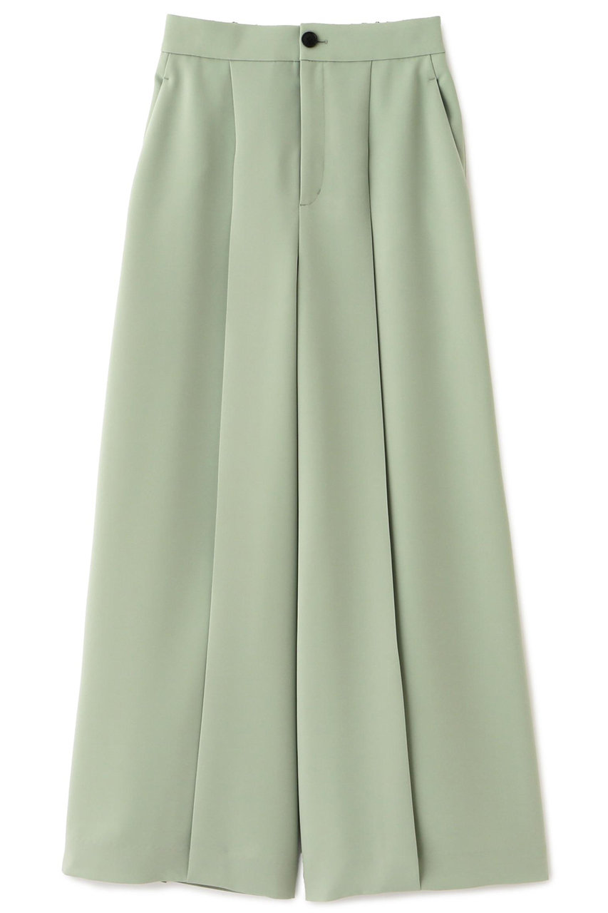 ADORE ◆シルキーダブルクロスパンツ (グリーン, ３６) アドーア ELLE SHOP