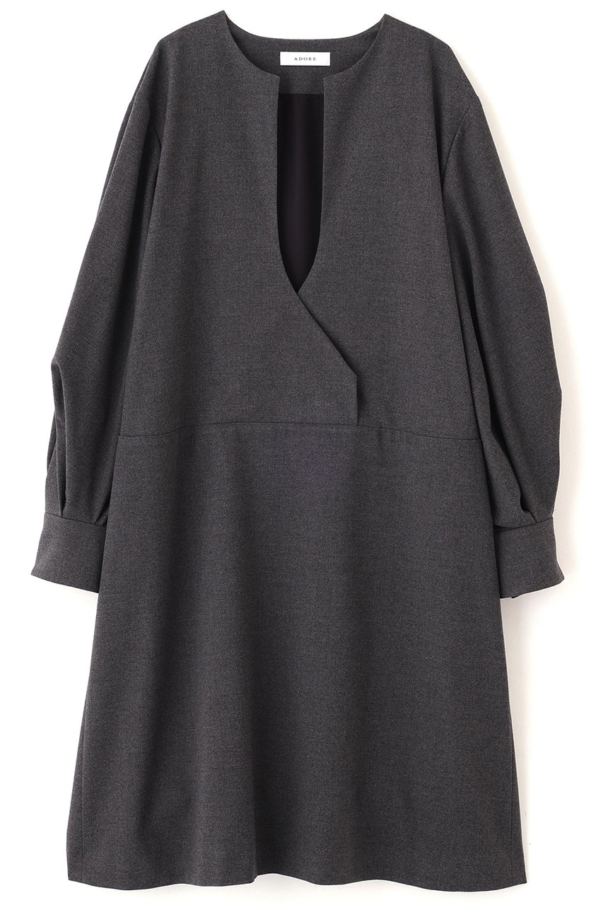 ADORE 新品タグ付き グレーワンピース ADORE(アドーア)｜◇＜20周年記念＞ドライハイブリットワンピース