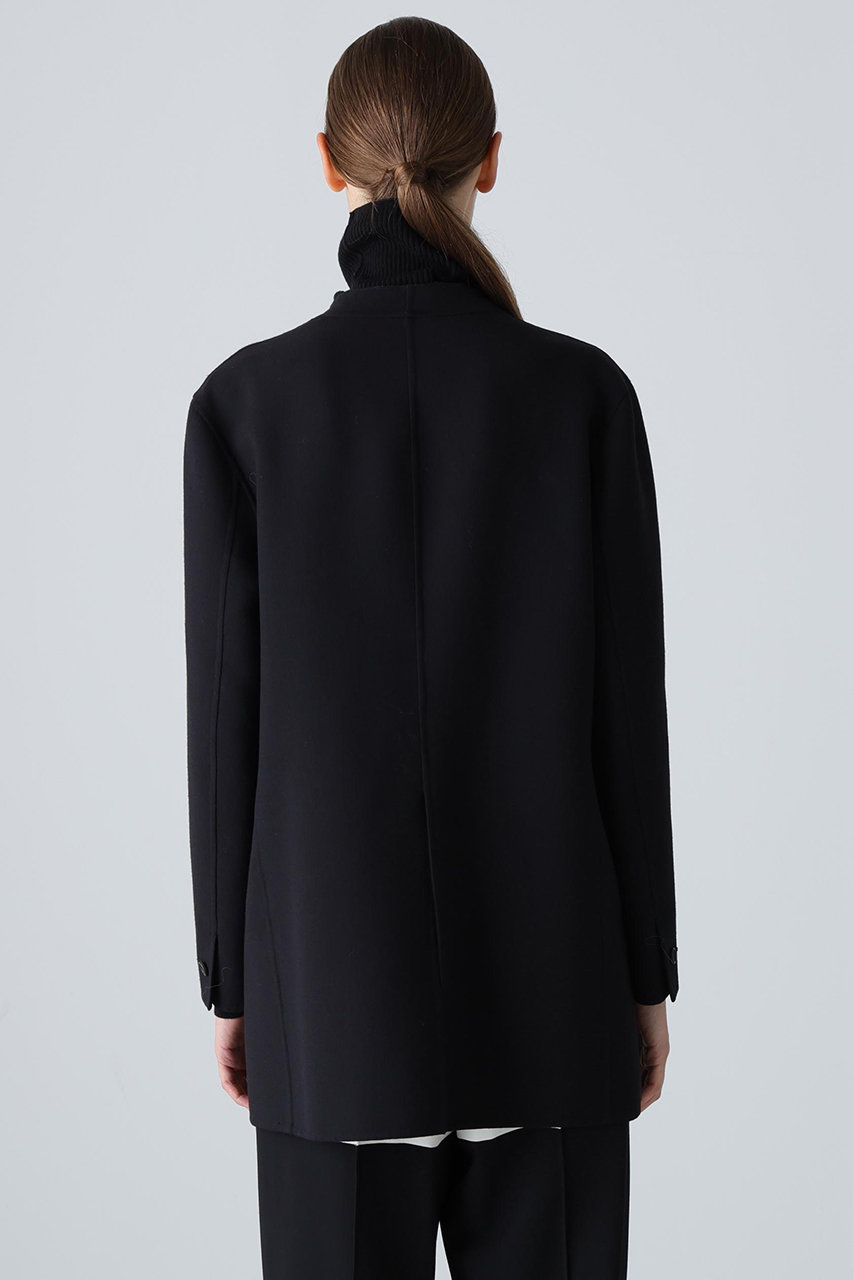 ADORE(アドーア)｜◇ウールリバージャケット/ブラック の通販