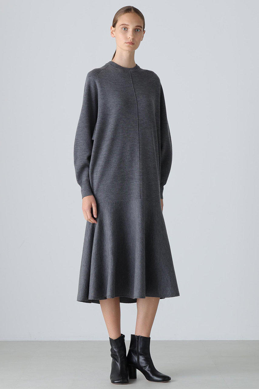 ADORE(アドーア)｜◇ピュアウールニット/グレー の通販｜ELLESHOP