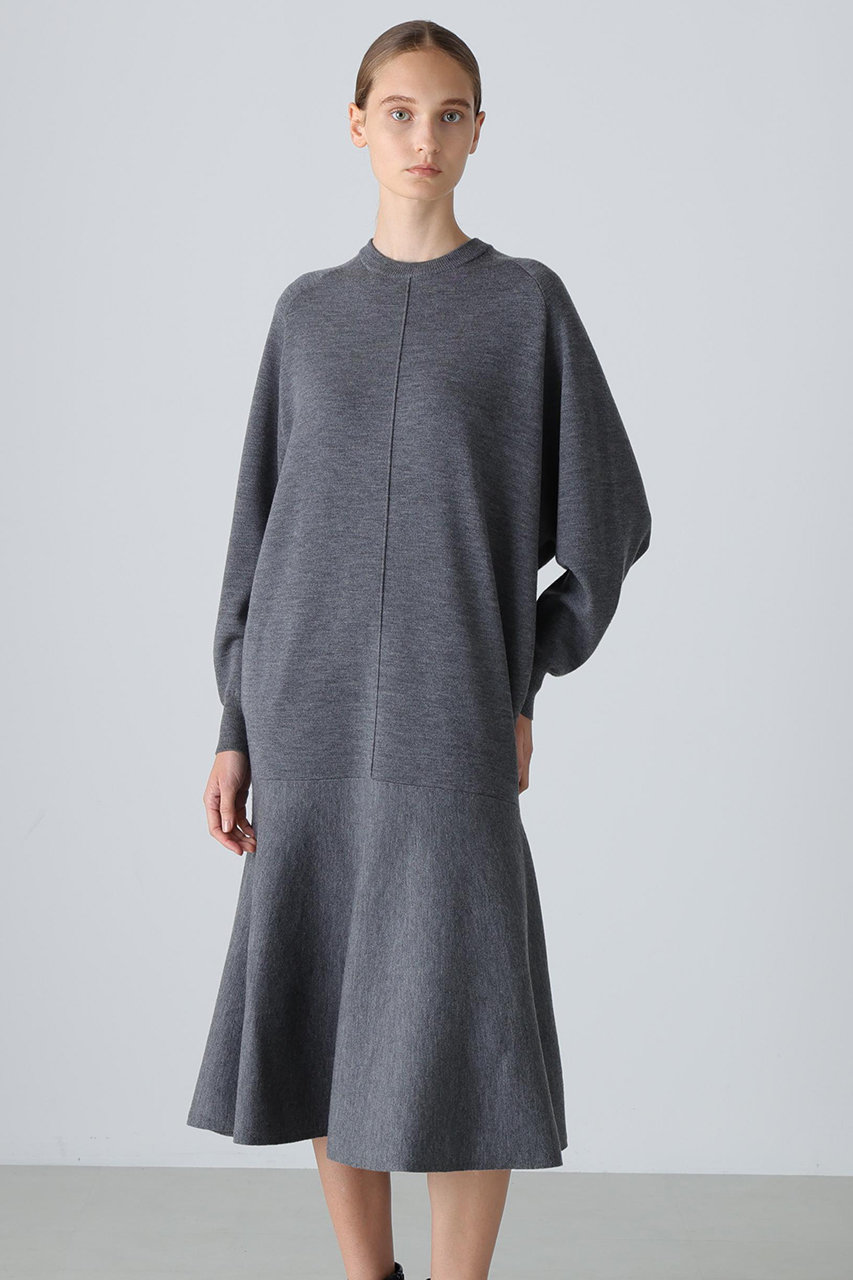 ADORE(アドーア)｜◇ピュアウールニット/グレー の通販｜ELLESHOP