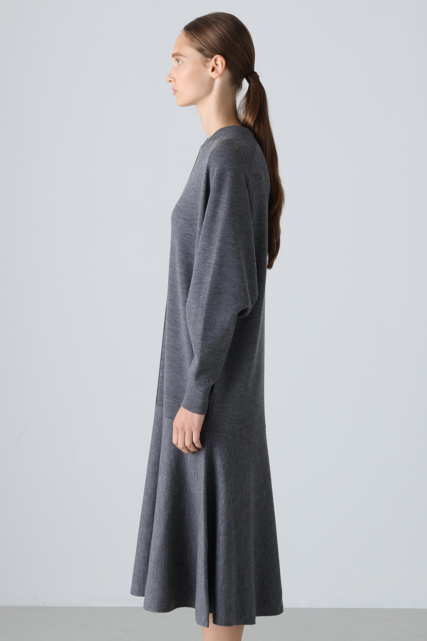 ADORE(アドーア)｜◇ピュアウールニット/グレー の通販｜ELLESHOP