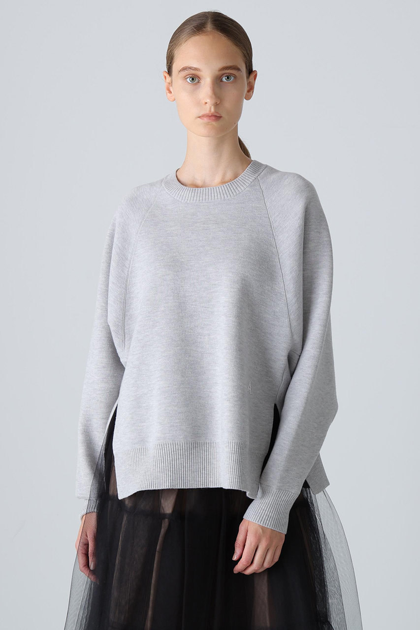 ADORE(アドーア)｜◇イニシャルニット/グレー の通販｜ELLESHOP・(エル