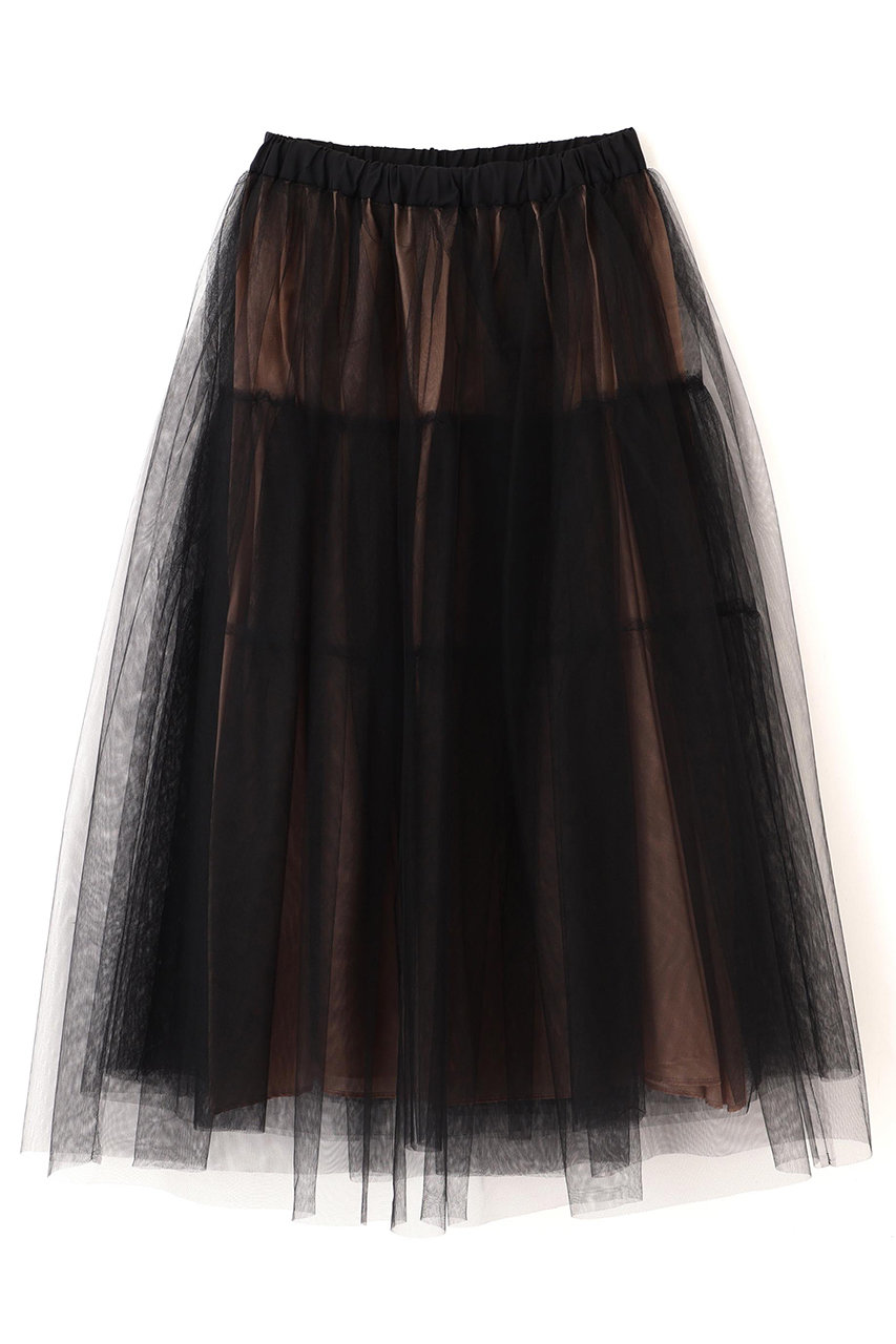 ADORE ブライトチュールスカート (ブラック, 38) アドーア ELLE SHOP ADORE ブライトチュールスカート (ブラック, 38) アドーア ELLE SHOP