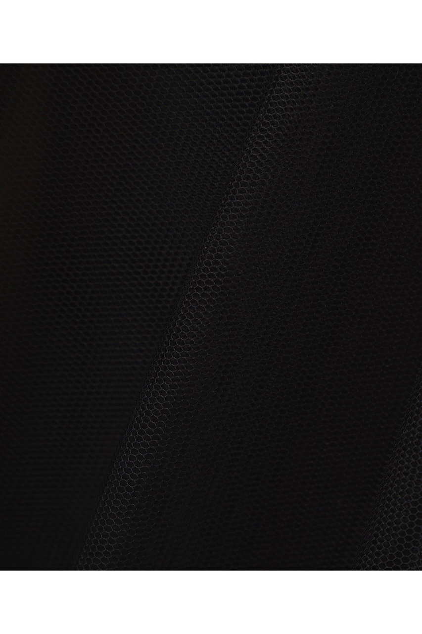 ADORE(アドーア)｜ブライトチュールスカート/ブラック の通販