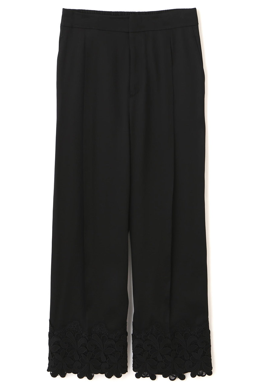 ADORE ブライトサテンパンツ (ブラック, 36) アドーア ELLE SHOP ADORE ブライトサテンパンツ (ブラック, 36) アドーア ELLE SHOP