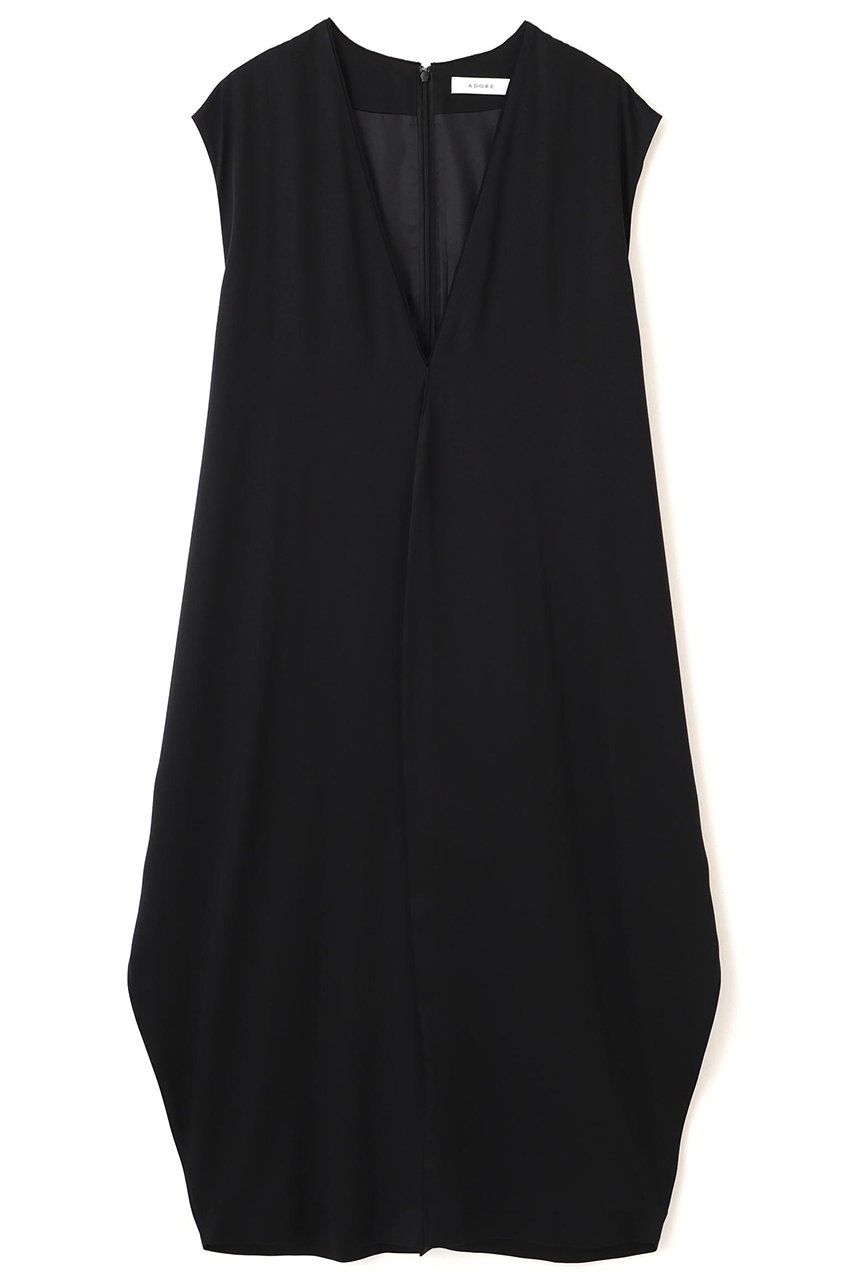 ADORE ブライトサテンワンピース (ブラック, 38) アドーア ELLE SHOP ADORE ブライトサテンワンピース (ブラック, 38) アドーア ELLE SHOP
