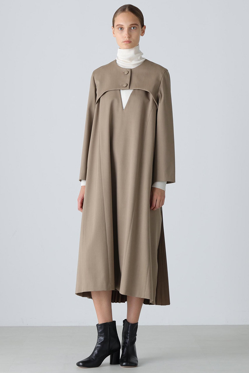 ADORE(アドーア)|コンパクトベネシャンワンピース/ベージュ の通販 ADORE(アドーア)|コンパクトベネシャンワンピース/ベージュ の通販