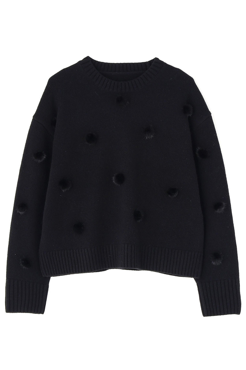 ADORE フラッフィーニット (ブラック, 38) アドーア ELLE SHOP ADORE フラッフィーニット (ブラック, 38) アドーア ELLE SHOP