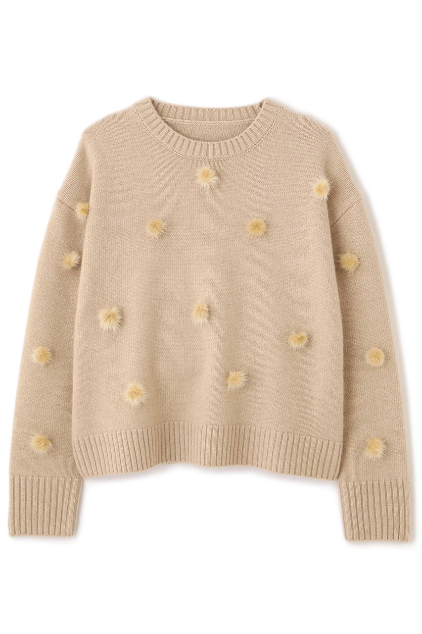 ADORE フラッフィーニット (ベージュ, 38) アドーア ELLE SHOP ADORE フラッフィーニット (ベージュ, 38) アドーア ELLE SHOP