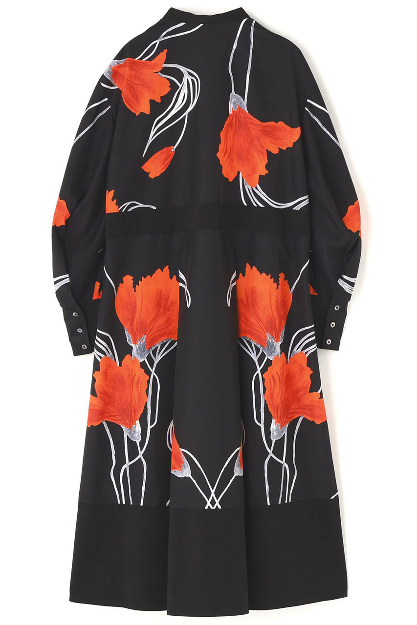 ADORE フラワープリント Aラインワンピース ドローイングフラワープリントワンピース | ADORE（アドーア