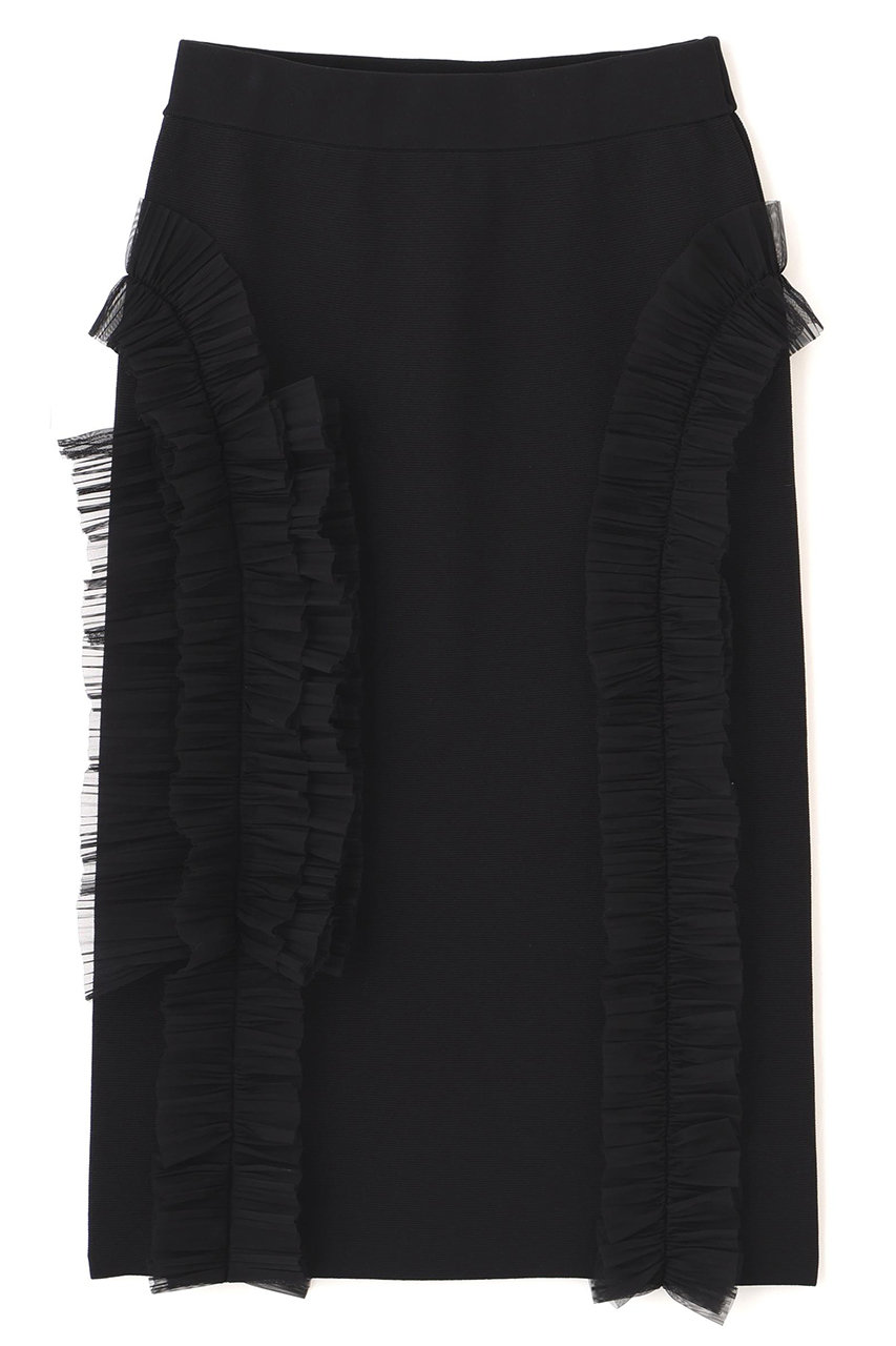 ADORE エンベリッシュトニットスカート (ブラック, 38) アドーア ELLE SHOP ADORE エンベリッシュトニットスカート (ブラック, 38) アドーア ELLE SHOP