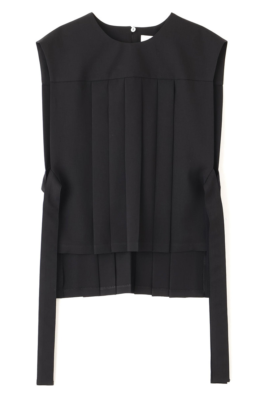 ADORE ◆ライトツイルブラウス (ブラック, ３８) アドーア ELLE SHOP