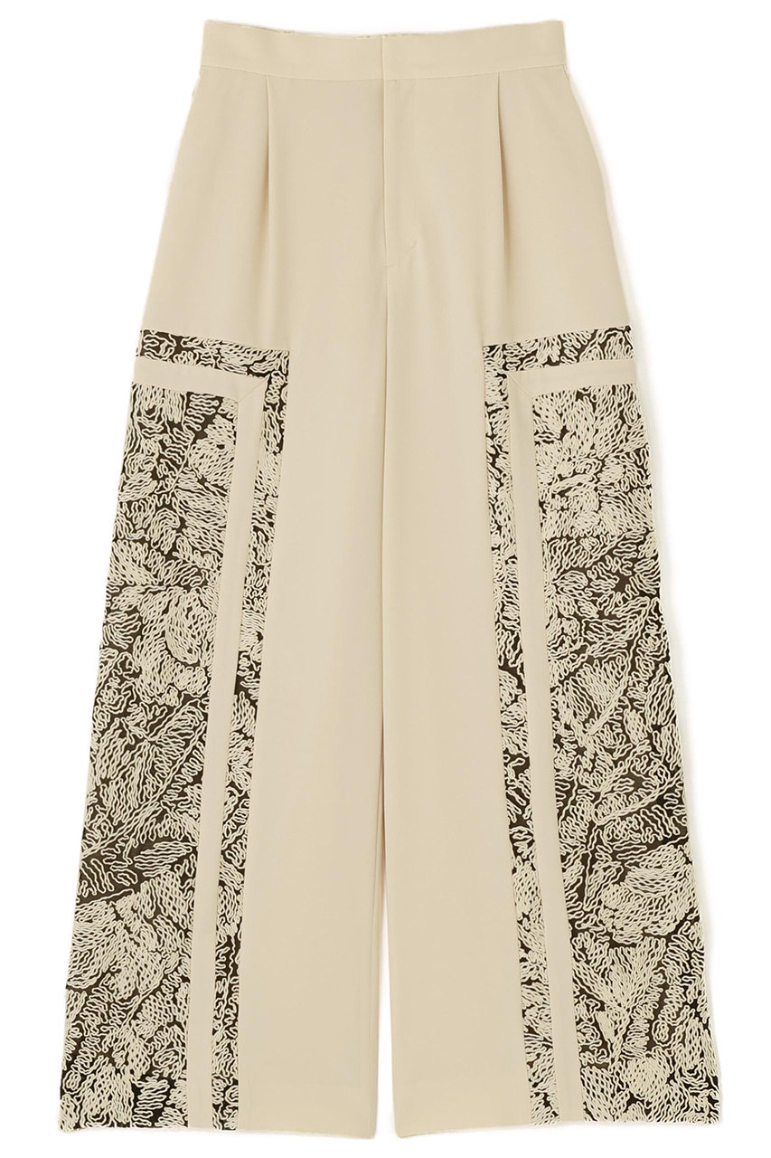 アドーア/ADOREの◆コードエンブロイダリーパンツ(ホワイト/5316130006)