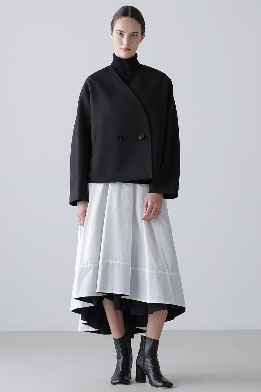 ADORE(アドーア)｜マトラッセトリプルクロスジャケット/ブラック の