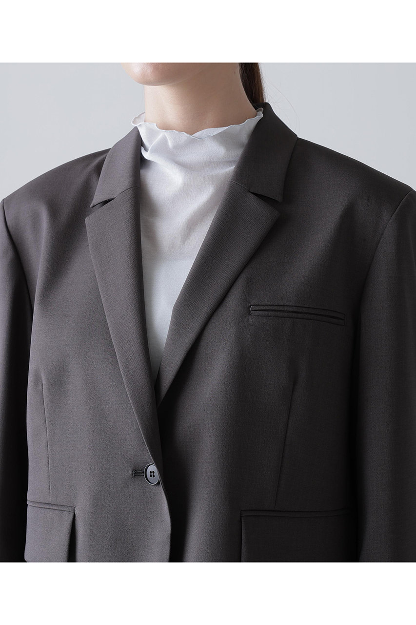 ADORE(アドーア)｜◇マニッシュクロスジャケット/グレー の通販