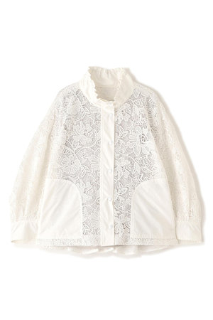 アドーア/ADOREの【予約販売】◆ナイロンダンプ×レースブルゾン(110800/110802)