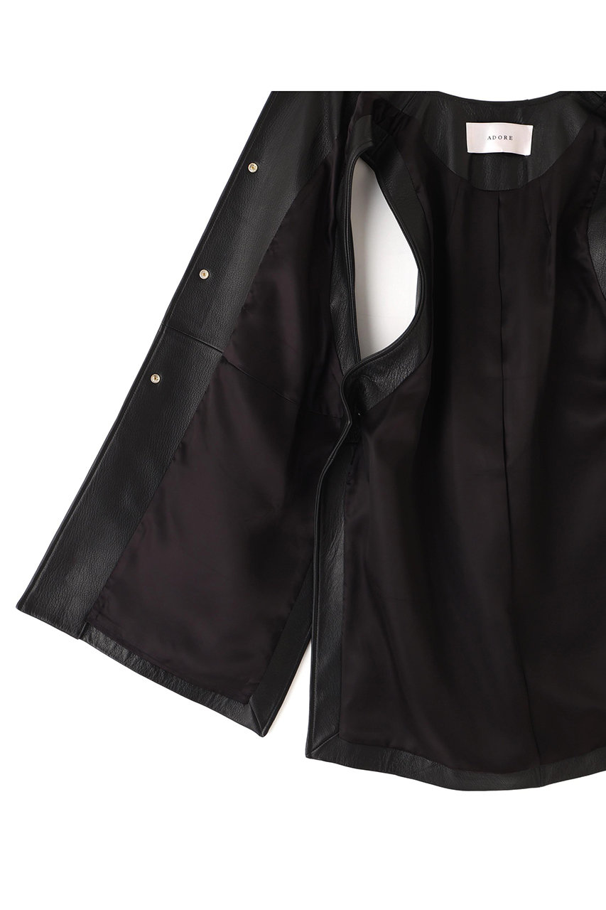 ADORE(アドーア)｜◇ゴートレザージャケット/ブラック の通販