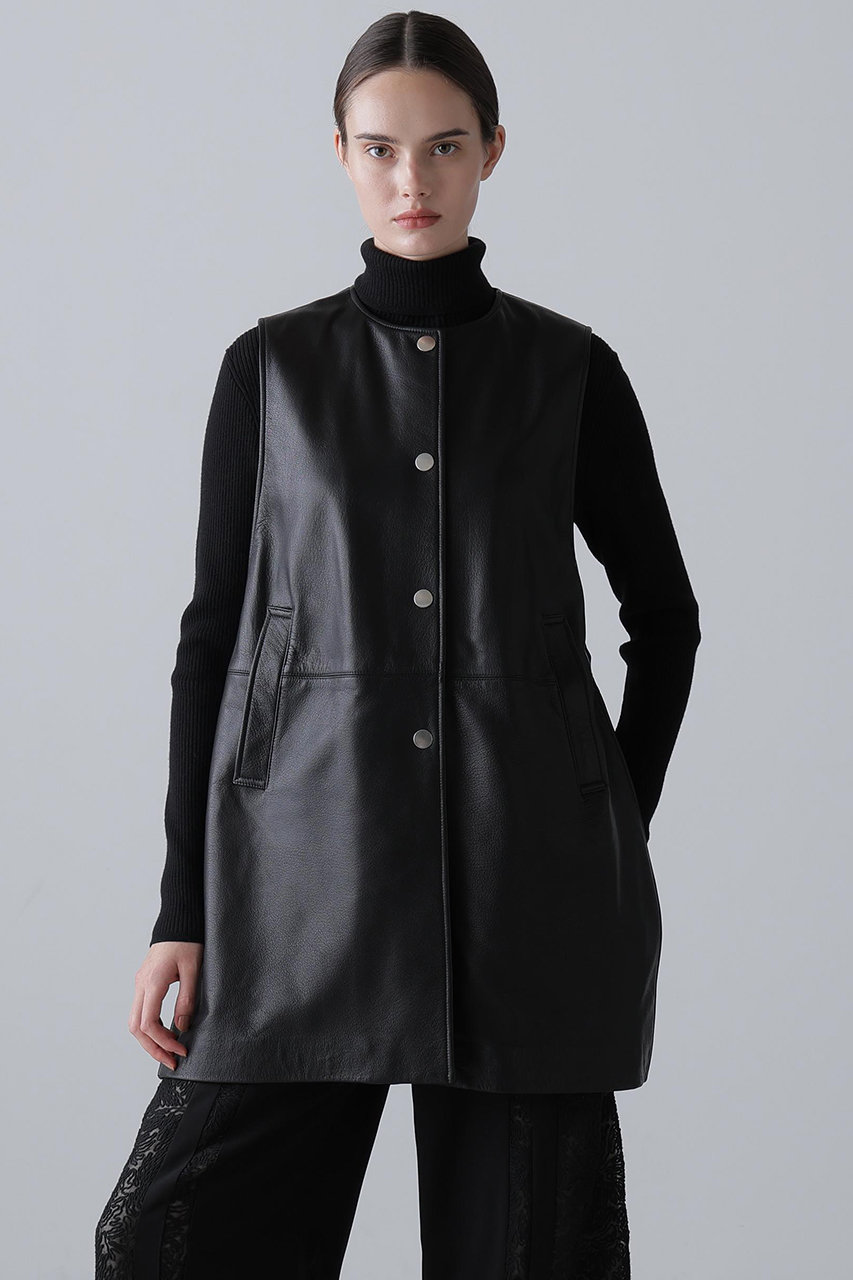 ADORE(アドーア)｜◇ゴートレザージャケット/ブラック の通販