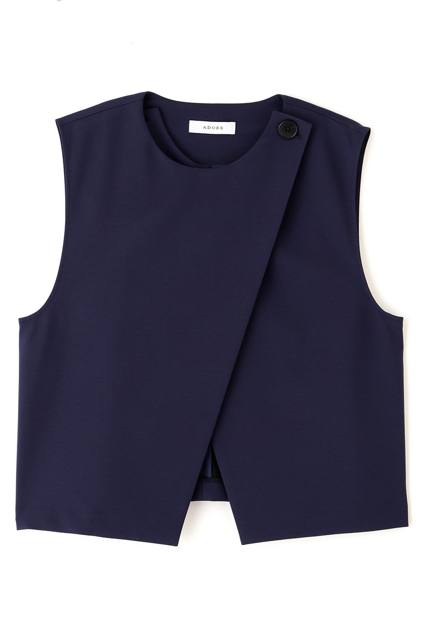 ADORE ◆ハイゲージクリアジャージー (ブルー, ３８) アドーア ELLE SHOP