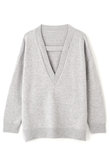 ADORE(アドーア)｜◇ウールカシミヤニット/グレー の通販｜ELLESHOP