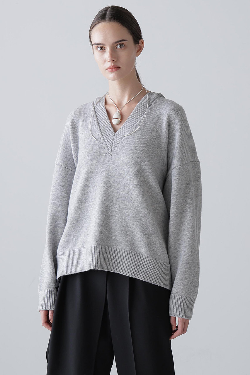 ADORE(アドーア)｜◇ウールカシミヤニット/グレー の通販｜ELLESHOP